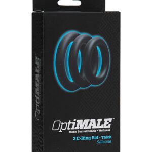 OptiMale C Ring Kit Thick - Black