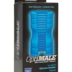 OptiMale Truskyn Silicone Stroker Ribbed - Blue
