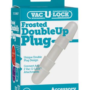 Vac-U-Lock Double Up Plug - Frosted