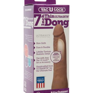 Vac-U-Lock 7" ULTRASKYN Dong - Brown