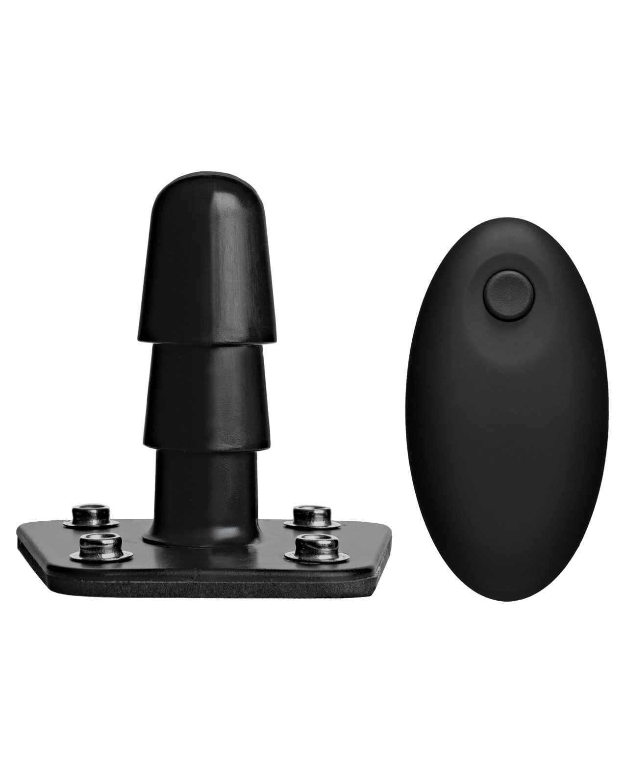 Vac-U-Lock Vibrating Dual Density ULTRASKYN Set w/Wireless Remote - Chocolate - Image 4