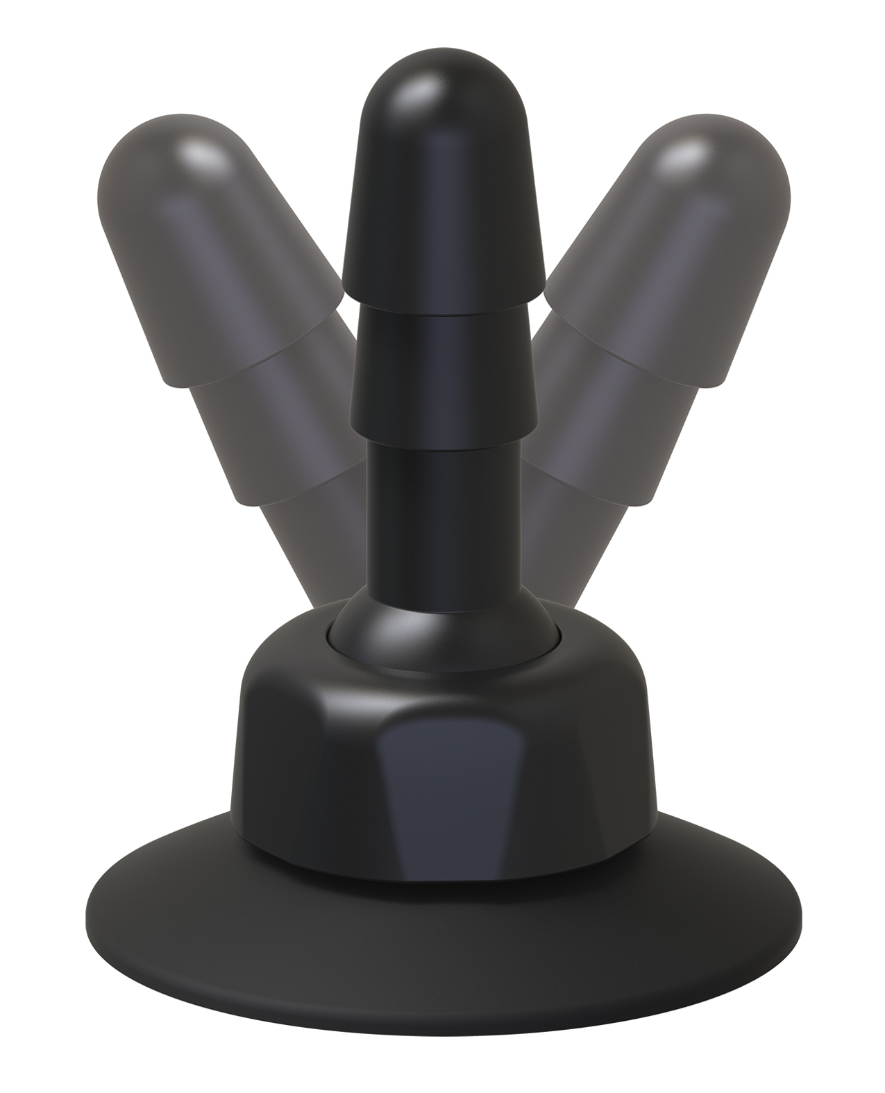 Vac-U-Lock Vibrating Dual Density ULTRASKYN Set w/Wireless Remote - Chocolate - Image 5