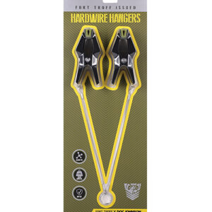 Fort Troff Hardwire Hanger Nipple Clamps - Black