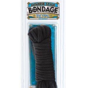 Japanese Style Bondage Cotton Rope - Black
