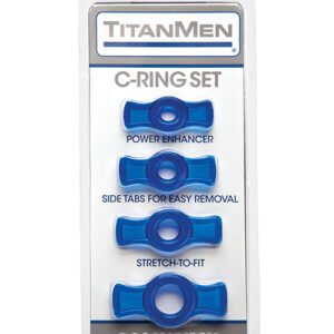 Titanmen Tools Cock Ring Set - Blue