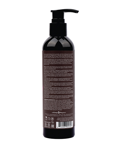 Earthly Body Hemp Seed Massage Lotion - 8 oz Skinny Dip - Image 3
