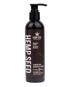 Earthly Body Hemp Seed Massage Lotion - 8 oz Guavalava