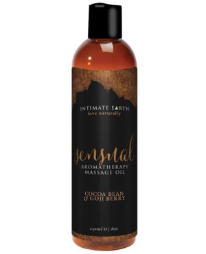 Intimate Earth Sensual Massage Oil - 240 ml Cocoa Bean & Gogi Berry