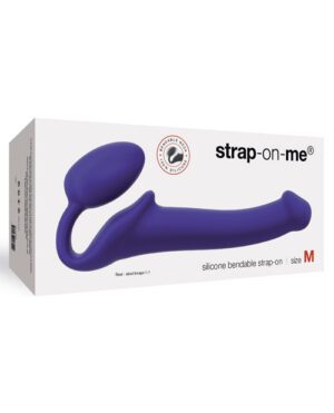 Strap On Me Silicone Bendable Strapless Strap On Medium - Purple