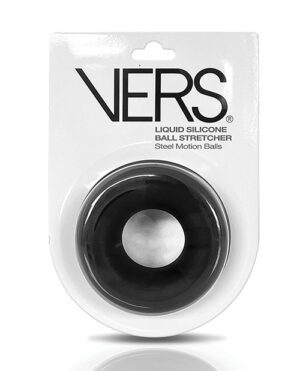A package of VERS brand liquid silicone ball stretcher with steel motion balls displayed against a white background.