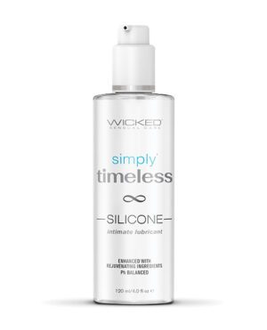 Wicked Sensual Care Simply Timeless Silicone Lubricant - 4 oz