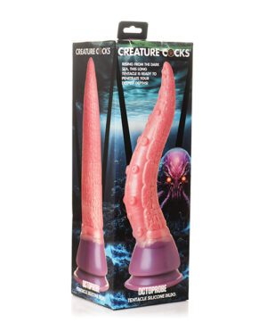 Creature Cocks Octoprobe Tentacle Silicone Dildo - Pink-Purple