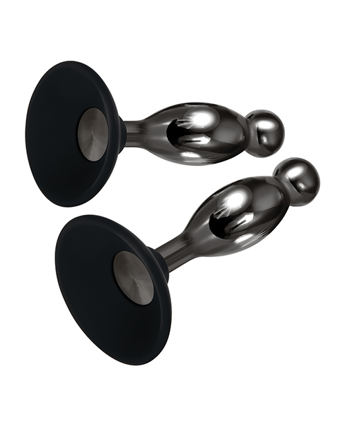 Evolved Joy Sticks 2 pc Plug Set - Black/Chrome - Image 5