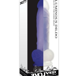 Evolved Luminous Dildo Non Vibrating - Purple