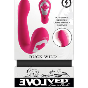 Evolved Buck Wild Come Hither Dual End Massager - Pink