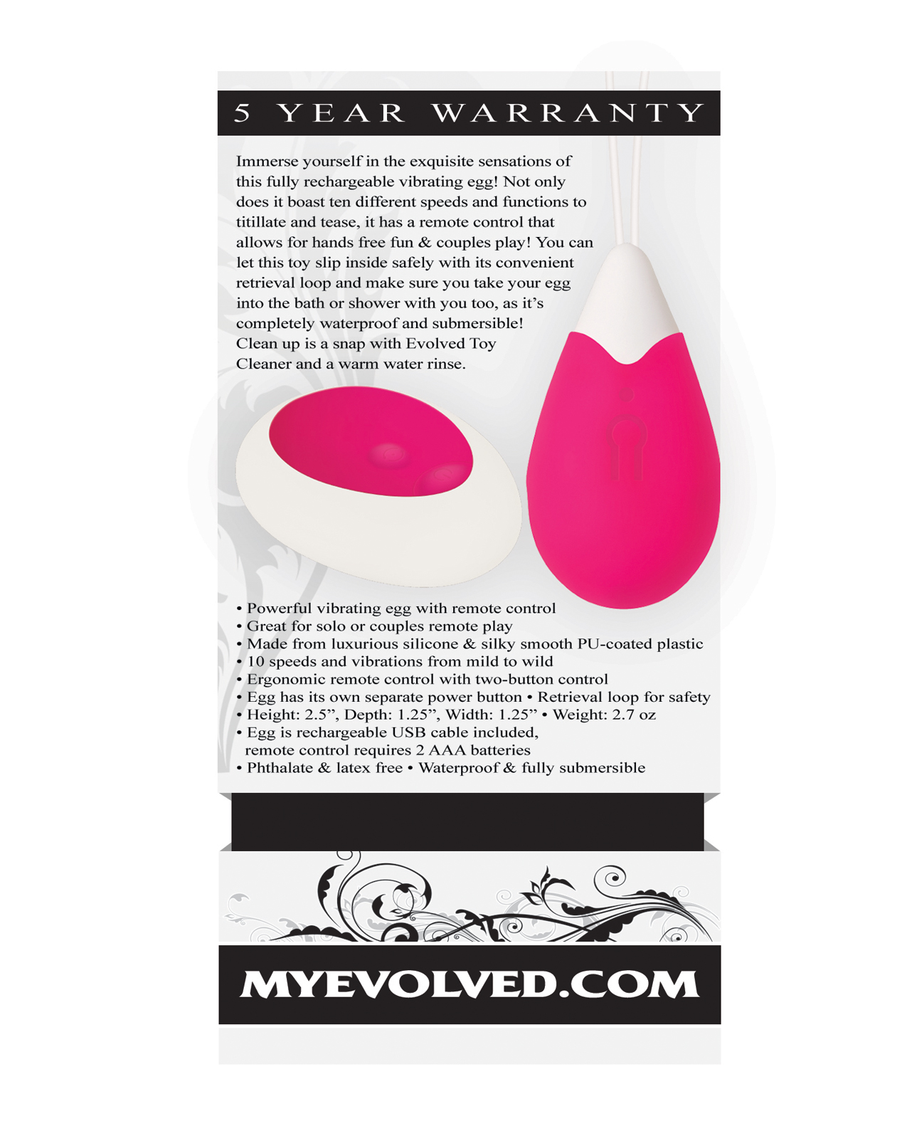 Evolved Remote Control Egg - Pink - Image 3