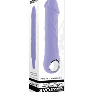 Evolved Purple Fantasy Realistic Vibrator - Purple