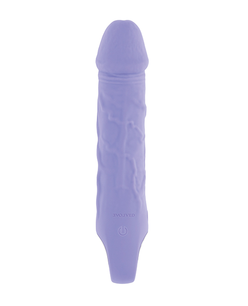 Evolved Purple Fantasy Realistic Vibrator - Purple - Image 3