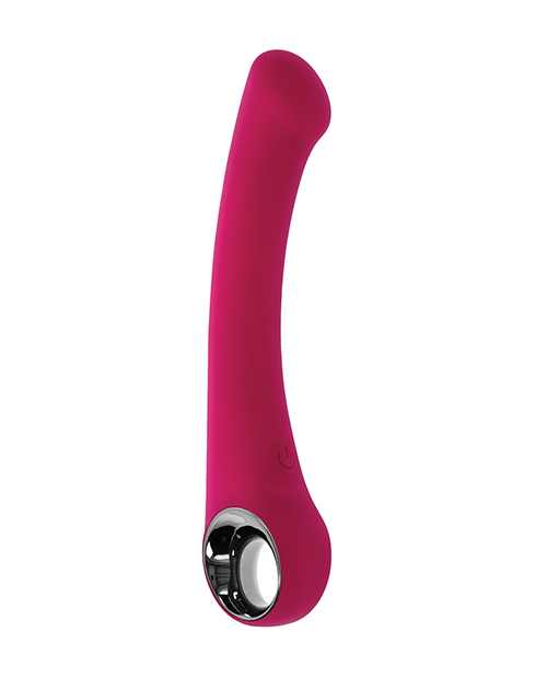 Evolved Pleasure Curve G-Spot Vibrator - Burgundy - Image 2