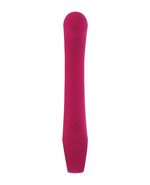 Evolved Pleasure Curve G-Spot Vibrator - Burgundy - Image 4