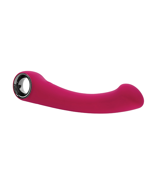 Evolved Pleasure Curve G-Spot Vibrator - Burgundy - Image 5