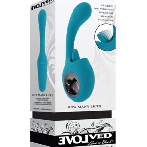 Evolved How Many Licks G-Spot Vibrator - Teal