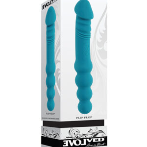 Evolved Flip Flop Dual-Sided Vibrator - Teal
