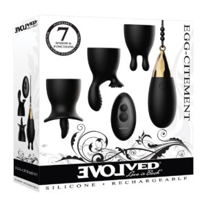 Evolved Egg Citement Rechargeable Bullet - Black/Gold