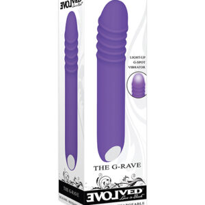 Evolved The G-Rave Light Up Vibrator - Purple
