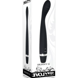Evolved Skinny G Silicone G Spot Vibrator - Black