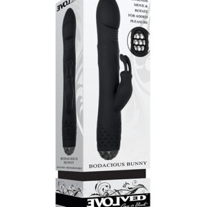 Evolved Bodacious Bunny Rotating Rabbit - Black