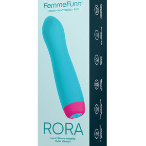 Femme Funn Rora Rotating Bullet - Turquoise