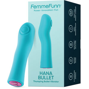 Femme Funn Hana Fingerlike Thumping Bullet - Turquoise