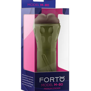 Forto Model M-80 Hard-Side Mouth Masturbator - Dark