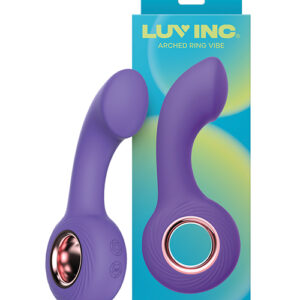 Luv Inc. Arched Ring Vibrator - Purple