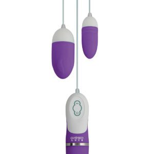 GigaLuv Dual Vibra Bullets - 10 Functions Purple
