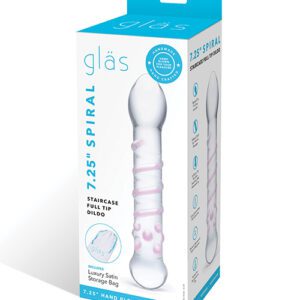 Glas Spiral Staircase Full Tip Glass Dildo