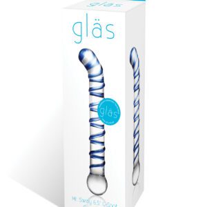 Glas Mr. Swirly 6.5" G-Spot Glass Dildo