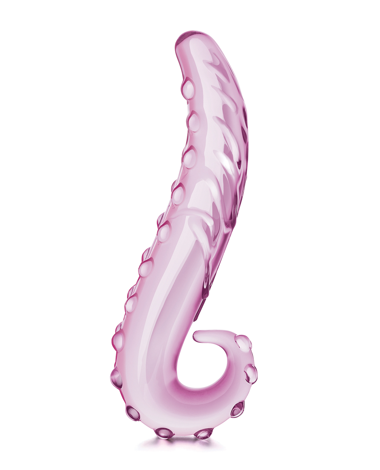 Glas 6" Lick-it Glass Dildo - Pink - Image 3