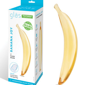 Glas 7" Dildo Banana Joy