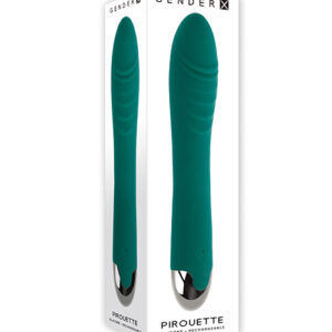 Gender X Pirouette Twirling Vibrator - Teal