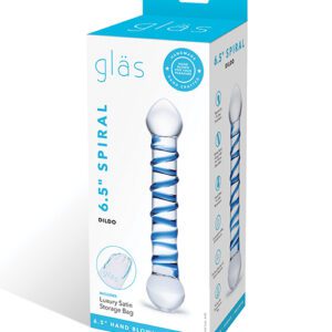 Glas 6.5" Spiral Dildo