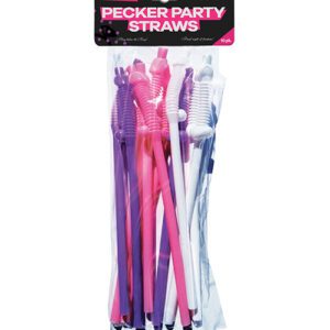 Bachelorette Party Flexy Super Straw - Pack of 10