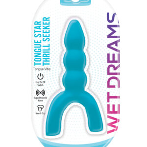 Wet Dreams Tongue Star Thrill Seeker Vibe - Blue