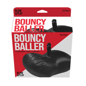 Bouncy Baller Inflatable Cushion w/Dildo & Foot Pump