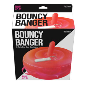 Bouncy Banger Inflatable Cushion w/Vibrating Dildo