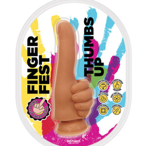 Finger Fest Thumbs Up Dildo - Tan