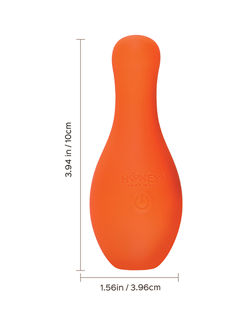 Striker the Bowling Pin Vibrator - Orange - Image 4
