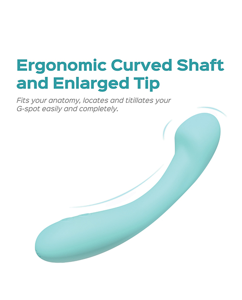 Delyte G-Spot Vibrator - Mint Green - Image 2
