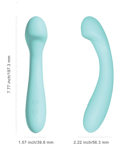 Delyte G-Spot Vibrator - Mint Green - Image 5